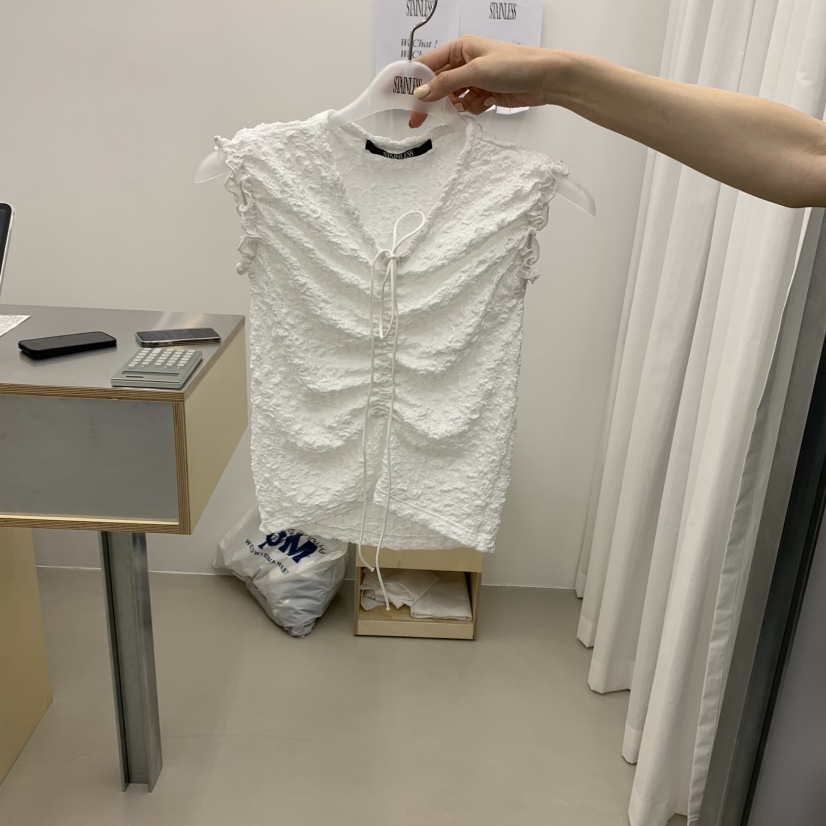 STAINLESS東大門㊣直郵女裝新品職業真品休閑25春夏吊帶背心STAINLESS吊帶/背心