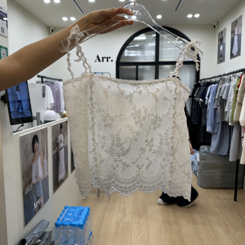 ARR東大門㊣實拍女裝新品職業推薦熱賣真品25春夏休閑吊帶背心ARR吊帶/背心