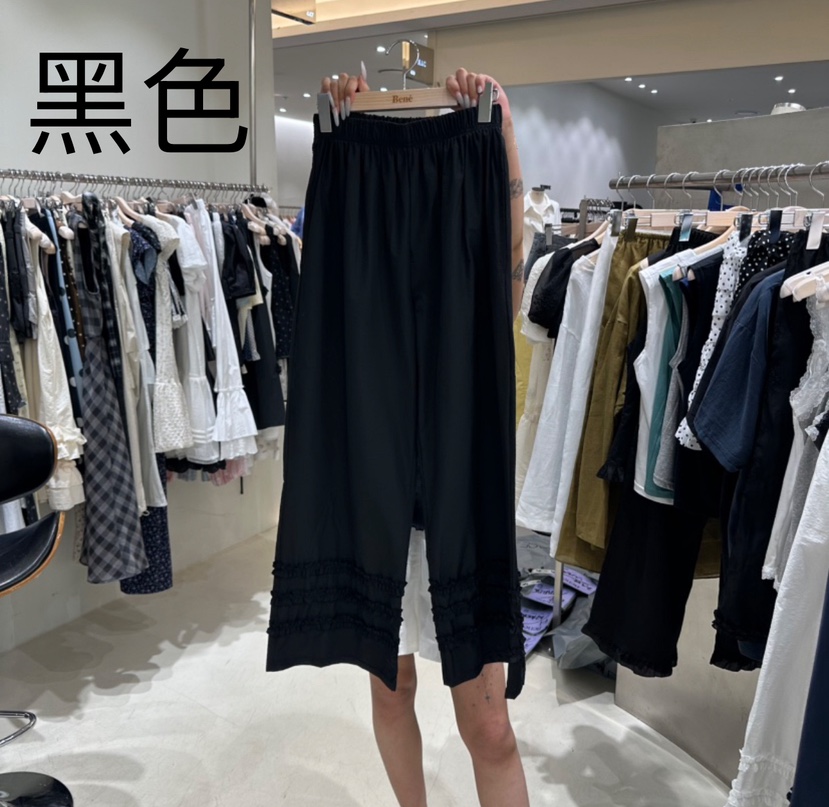 BENE東大門㊣代購女士新款25春夏休閑時尚人氣推薦熱賣休閑褲BENE休閑褲圖色4