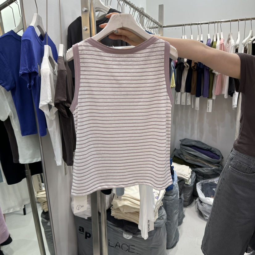 VISUAL SPACE東大門㊣直郵女裝新品熱賣25春夏人氣吊帶背心VISUAL SPACE吊帶/背心