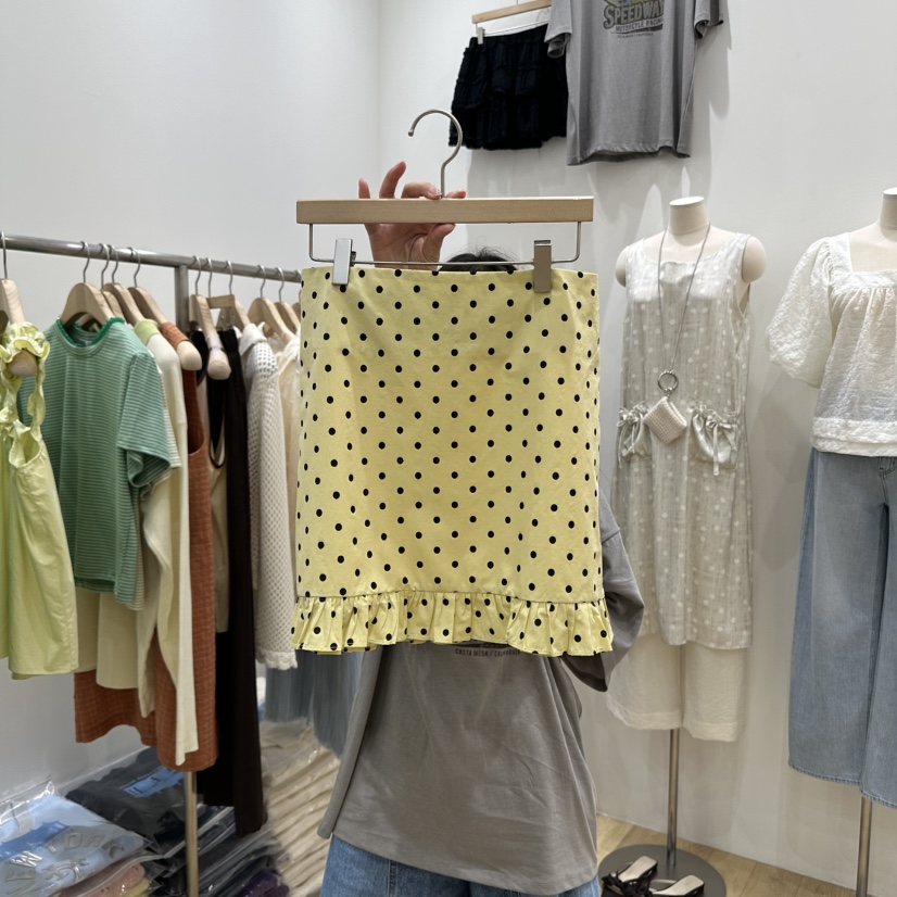 FURE韓國代購㊣女士新品25春夏真品休閑熱賣職業時尚推薦短裙FURE短裙圖色2