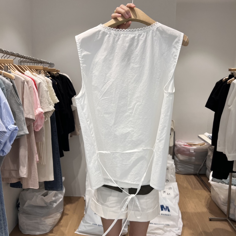 OUR-A東大門㊣代購女裝新品真品職業人氣推薦馬甲棉質蕾絲OUR-A馬甲
