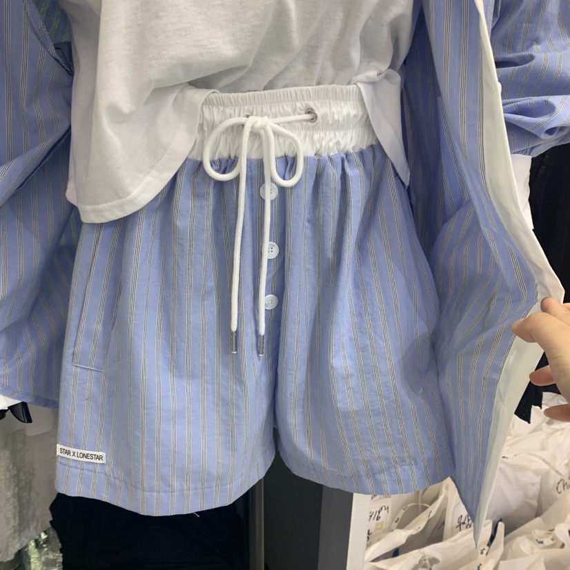 LONE STAR韓國直郵㊣女士新款熱賣推薦人氣休閑真品職業短褲LONE STAR短褲