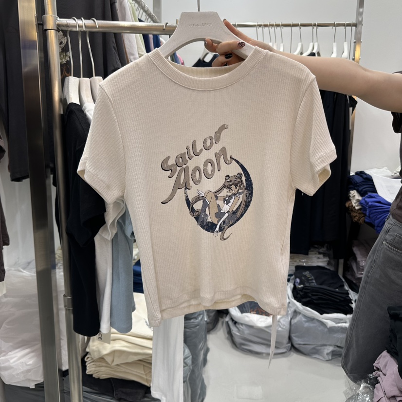 VISUAL SPACE韓國直郵㊣女士新品25春夏時尚推薦人氣熱賣T恤VISUAL SPACET恤