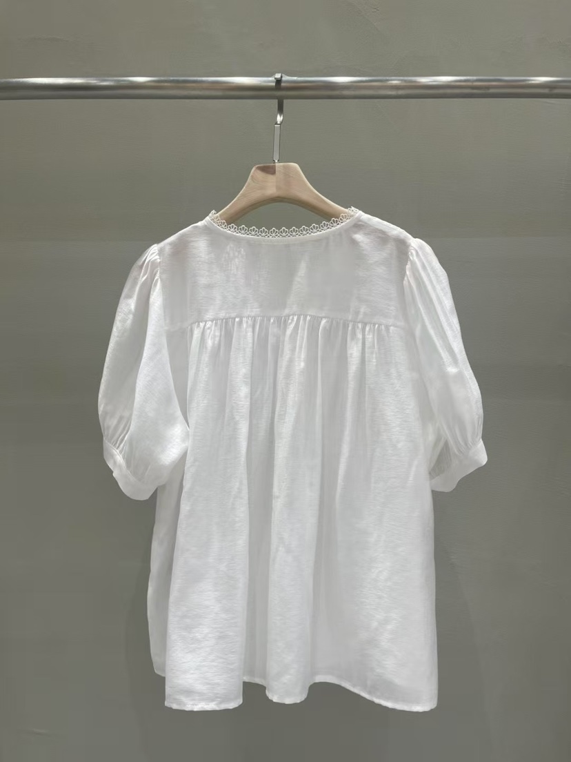 THE MUI東大門㊣代購女裝新品職業休閑時尚推薦襯衫蕾絲衫Mu:i-A襯衫/蕾絲衫