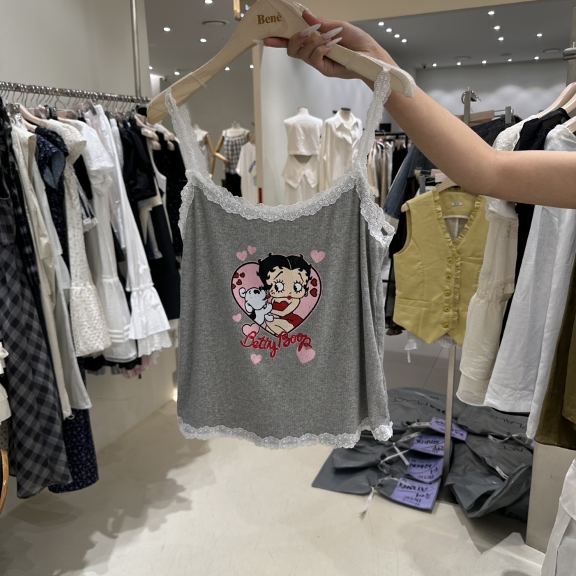 BENE韓國代購㊣女裝新款職業人氣熱賣時尚休閑真品吊帶背心BENE吊帶/背心圖色2