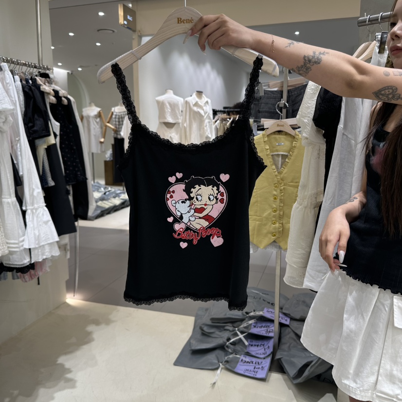 BENE韓國代購㊣女裝新款職業人氣熱賣時尚休閑真品吊帶背心BENE吊帶/背心圖色4