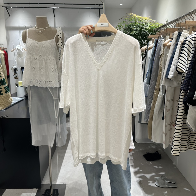 AYCE東大門㊣代購女士新款人氣真品職業25春夏時尚針織衫V領101SHOWROOM/AYCE針織衫