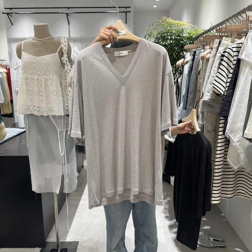 AYCE東大門㊣代購女士新款人氣真品職業25春夏時尚針織衫V領101SHOWROOM/AYCE針織衫圖色3