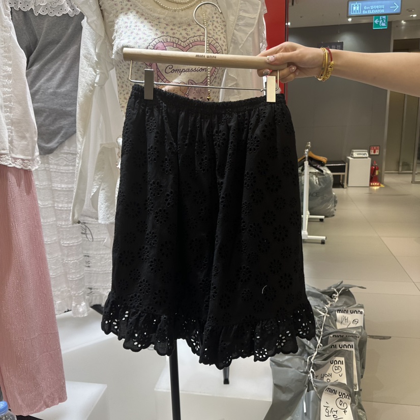 MINI UNNI東大門㊣直郵女士新品時尚推薦25春夏真品人氣短褲MINI UNNI短褲圖色2