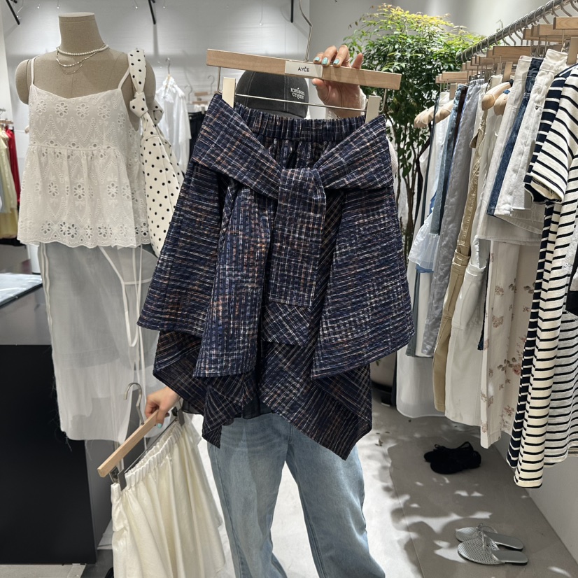 AYCE東大門㊣實拍女裝新款職業人氣熱賣真品長裙格紋半身裙101SHOWROOM/AYCE長裙圖色3