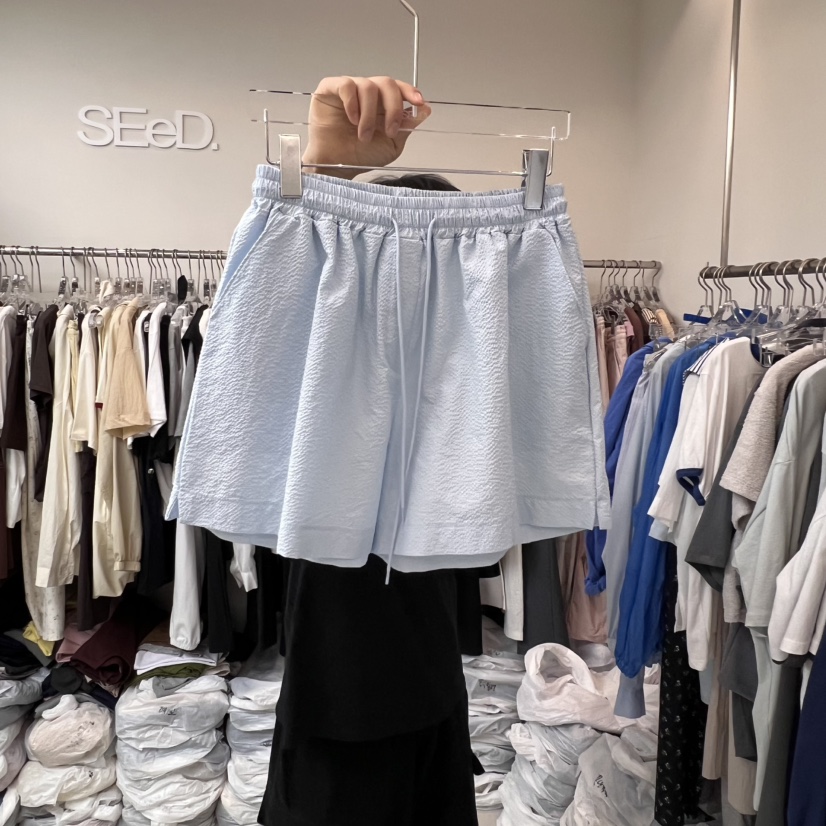 LEESEED-A韓國代購㊣女士新品熱賣推薦真品25春夏時尚短褲SEeD/LEESEED短褲