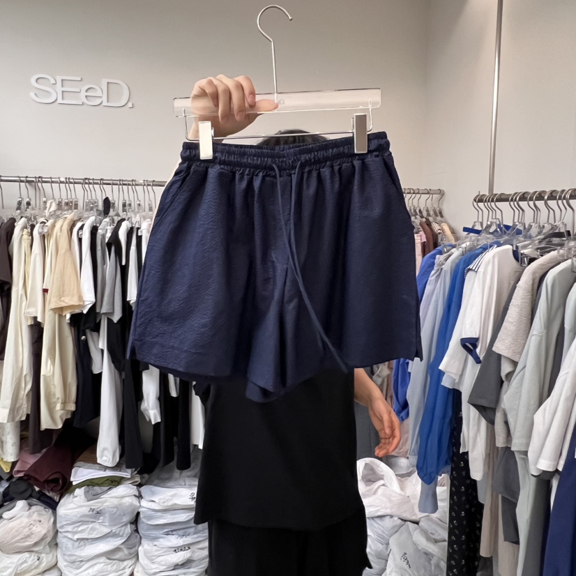 LEESEED-A韓國代購㊣女士新品熱賣推薦真品25春夏時尚短褲SEeD/LEESEED短褲圖色2