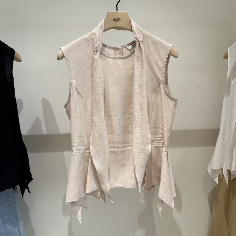 aube nunt東大門㊣實拍女士新品推薦真品熱賣吊帶背心含脖帶aube nunt吊帶/背心圖色2