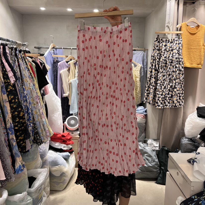 LOGROAD韓國代購㊣女裝新款真品人氣職業時尚25春夏半身裙中短裙LOG ROAD半身裙/中短裙