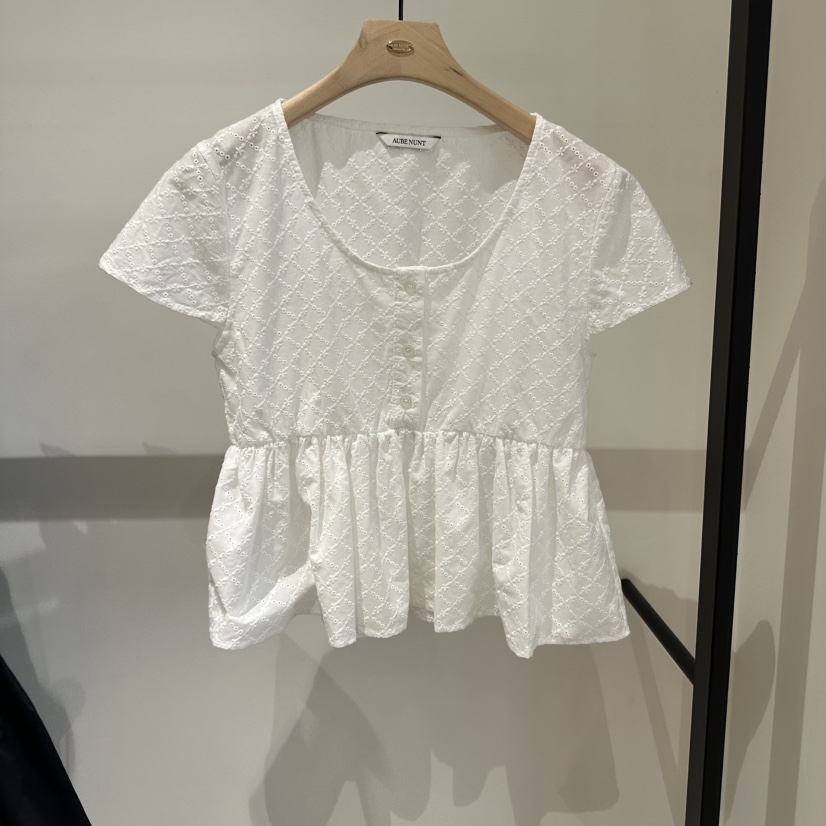 aube nunt東大門㊣直郵女裝新品人氣25春夏推薦襯衫蕾絲衫aube nunt襯衫/蕾絲衫
