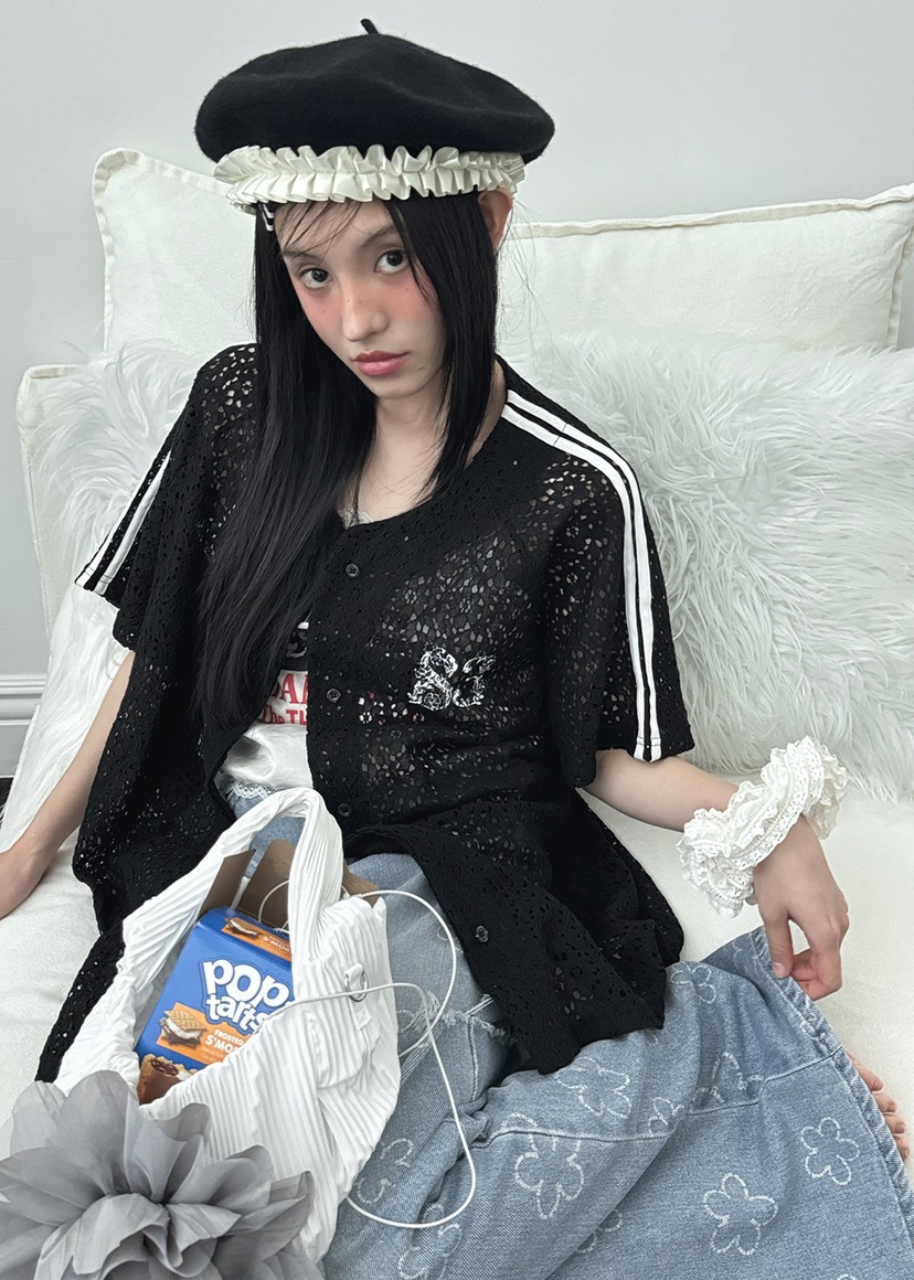 CLODE東大門㊣實拍女裝新品人氣真品推薦休閑襯衫蕾絲衫羊毛衫CLODE襯衫/蕾絲衫