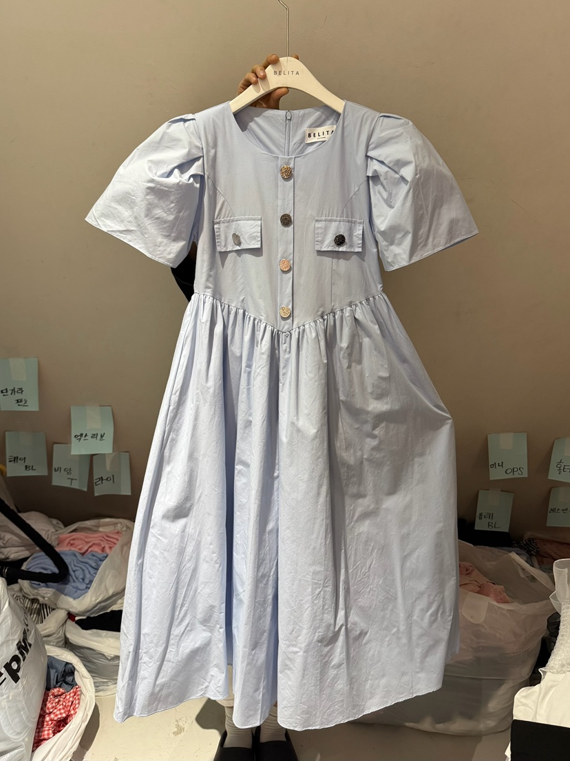 BELITA-L韓國代購㊣女士新品職業25春夏熱賣真品推薦連衣裙BELITA-L連衣裙圖色2
