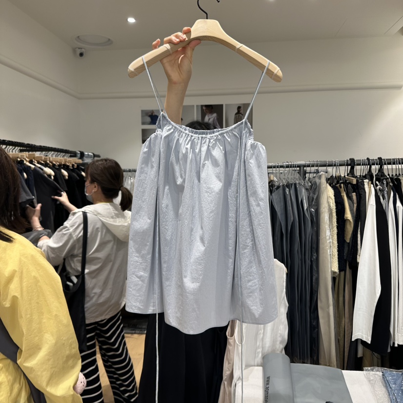 aube nunt東大門㊣代購女士新品職業人氣真品25春夏吊帶背心aube nunt吊帶/背心