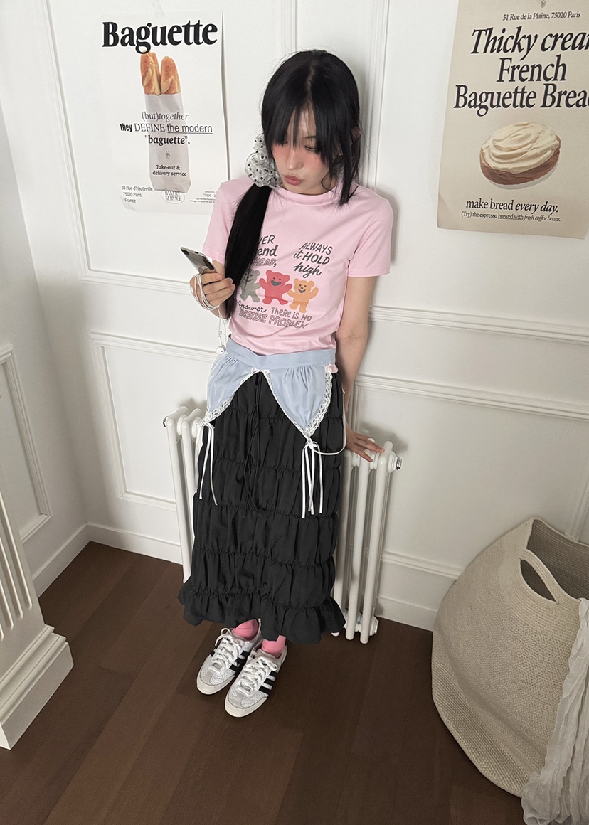 CLODE韓國直郵㊣女士新品真品推薦25春夏人氣時尚職業休閑T恤CLODET恤