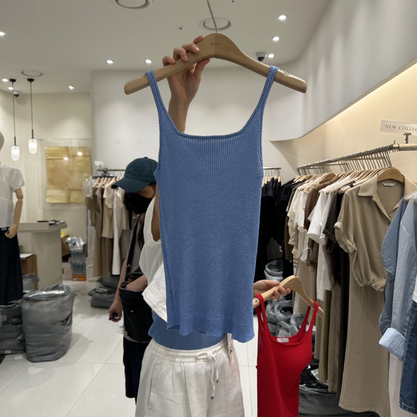 BLUEI-D韓國代購㊣女裝新款時尚職業推薦熱賣真品吊帶背心Blue i-d吊帶/背心圖色3