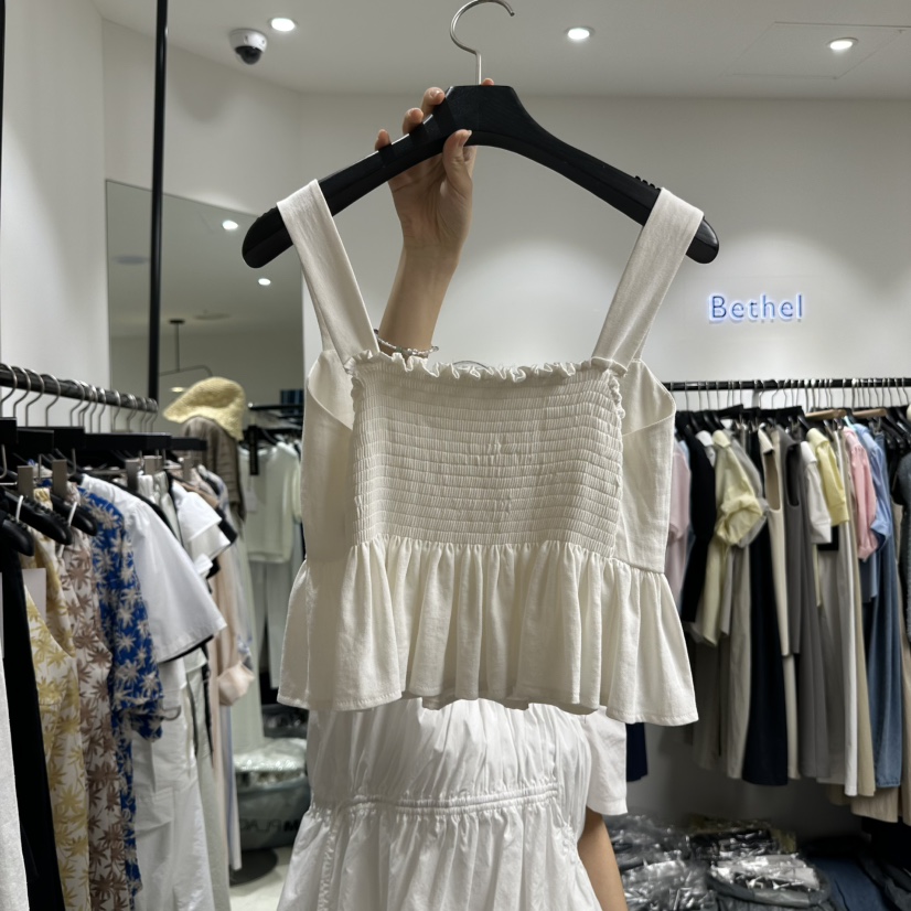 BETHEL東大門㊣實拍女士新品真品25春夏推薦時尚休閑吊帶背心BETHEL吊帶/背心