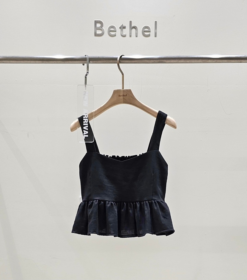 BETHEL東大門㊣實拍女士新品真品25春夏推薦時尚休閑吊帶背心BETHEL吊帶/背心圖色2