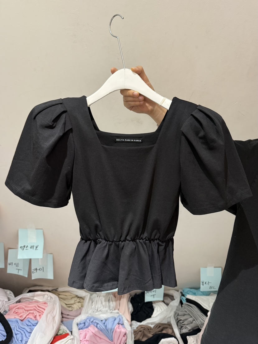 BELITA-L韓國代購㊣女裝新品推薦25春夏時尚休閑熱賣職業T恤BELITA-LT恤圖色6