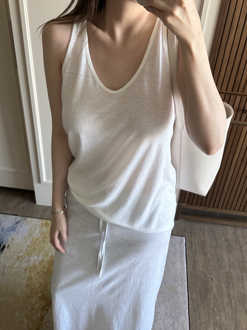BOWIE韓國代購㊣女士新品25春夏人氣職業推薦時尚休閑吊帶背心BOWIE吊帶/背心