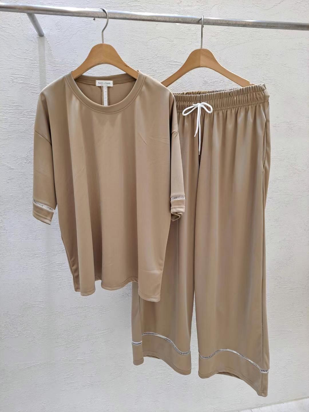 THEGGLLIM東大門㊣代購女裝新款時尚職業休閑25春夏套裝皮革套裝THEGGLLIM套裝圖色2