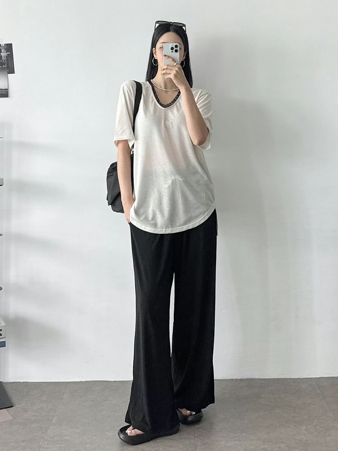 THEGGLLIM東大門㊣實拍女士新款休閑時尚真品職業推薦人氣T恤THEGGLLIMT恤