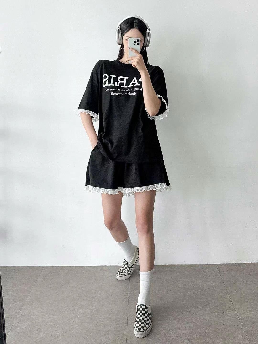 THEGGLLIM韓國直郵㊣女裝新款熱賣真品人氣推薦套裝套裝蕾絲THEGGLLIM套裝