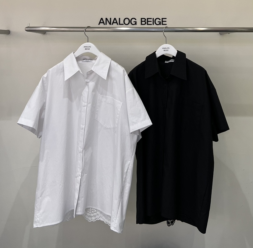 ANGLOG BEIGE韓國代購㊣女裝新品推薦人氣熱賣襯衫蕾絲衫蕾絲ANGLOG BEIGE襯衫/蕾絲衫