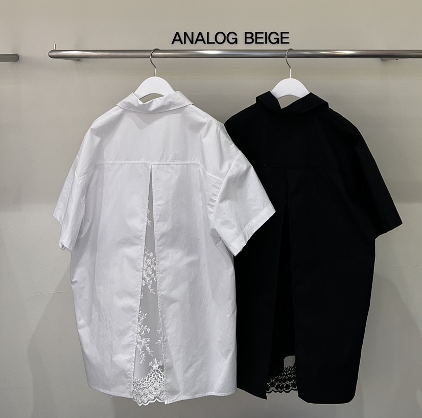 ANGLOG BEIGE韓國代購㊣女裝新品推薦人氣熱賣襯衫蕾絲衫蕾絲ANGLOG BEIGE襯衫/蕾絲衫