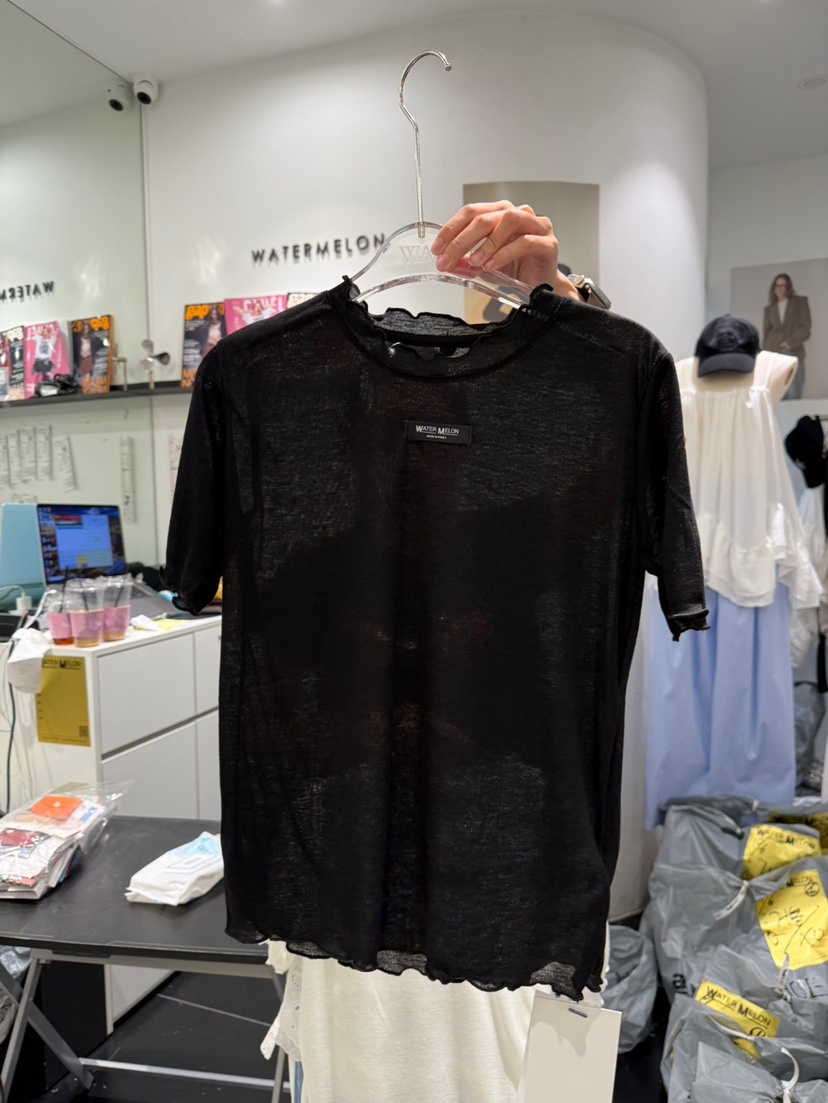 WATERMELON韓國直郵㊣女士新品人氣時尚真品休閑職業推薦T恤WATERMELONT恤圖色3