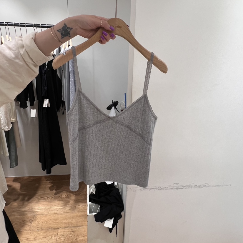 VERVEINE韓國代購㊣女裝新品25春夏推薦時尚真品人氣吊帶背心VERVEINE吊帶/背心