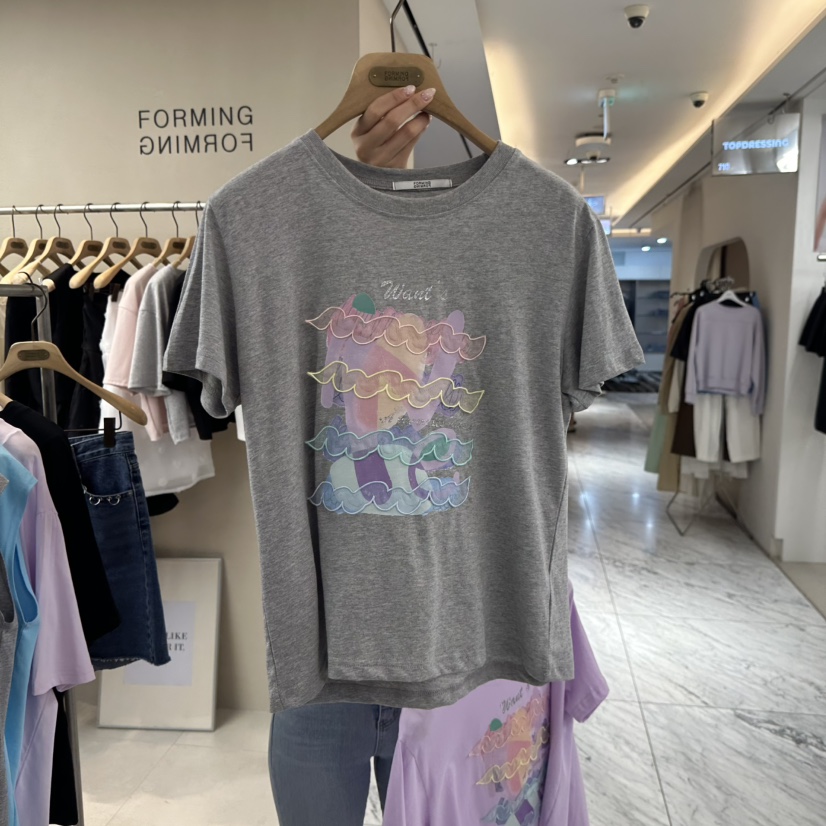 FORMING-P韓國代購㊣女裝新品熱賣真品時尚推薦25春夏人氣T恤FORMINGT恤