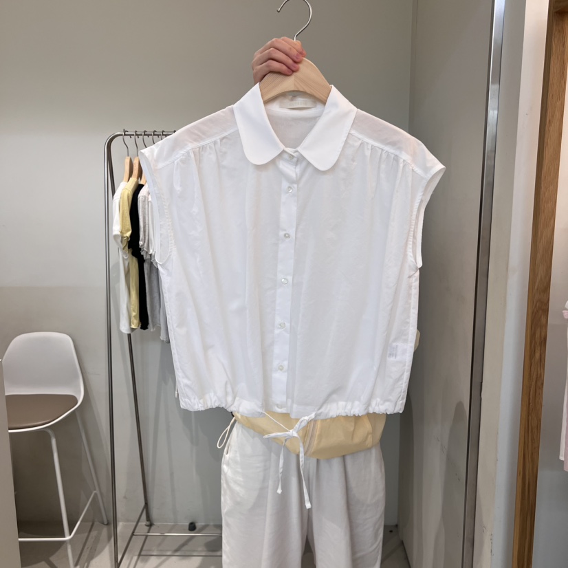 OUTRENE韓國直郵㊣女裝新品推薦真品25春夏職業熱賣襯衫蕾絲衫OUTRENE襯衫/蕾絲衫圖色1