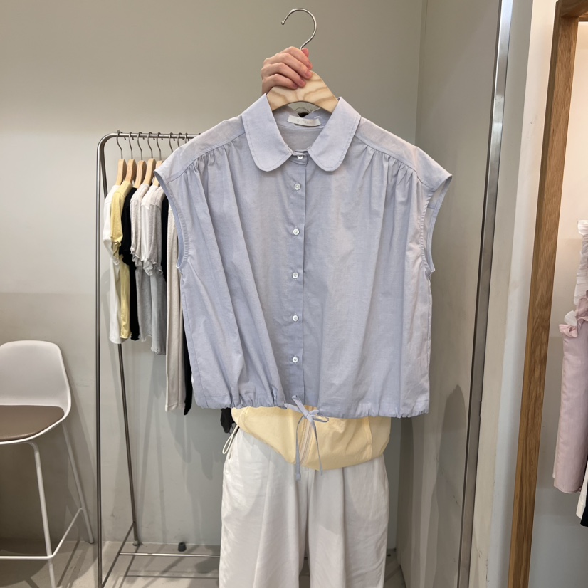 OUTRENE韓國直郵㊣女裝新品推薦真品25春夏職業熱賣襯衫蕾絲衫OUTRENE襯衫/蕾絲衫圖色2