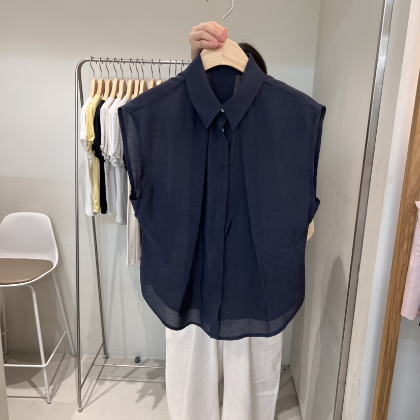 OUTRENE東大門㊣代購女裝新品人氣時尚休閑職業熱賣襯衫蕾絲衫OUTRENE襯衫/蕾絲衫圖色2