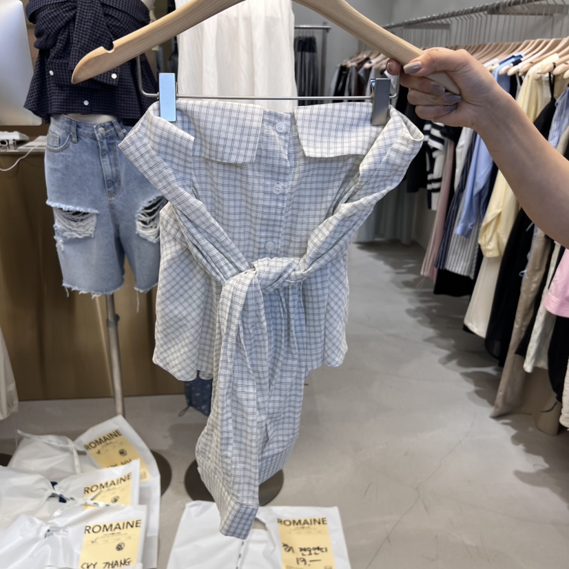 ROMAINE東大門㊣直郵女士新品推薦真品時尚人氣職業襯衫蕾絲衫ROMAINE襯衫/蕾絲衫圖色2