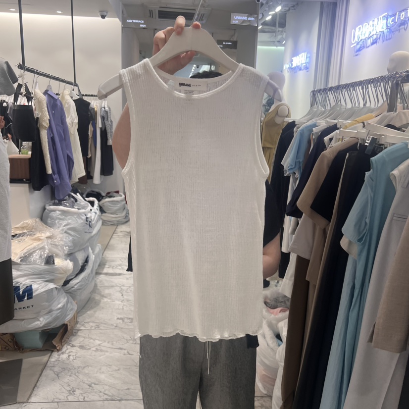 URBANE cloth東大門㊣直郵女裝新款推薦休閑25春夏吊帶背心URBANE cloth吊帶/背心