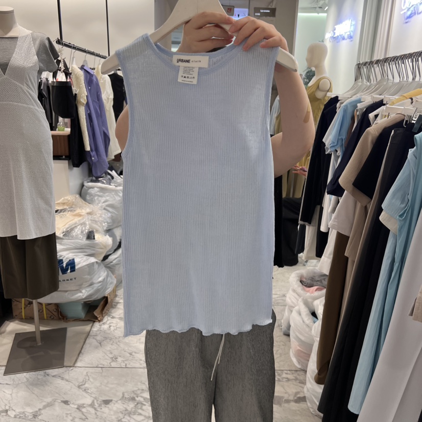 URBANE cloth東大門㊣直郵女裝新款推薦休閑25春夏吊帶背心URBANE cloth吊帶/背心圖色4