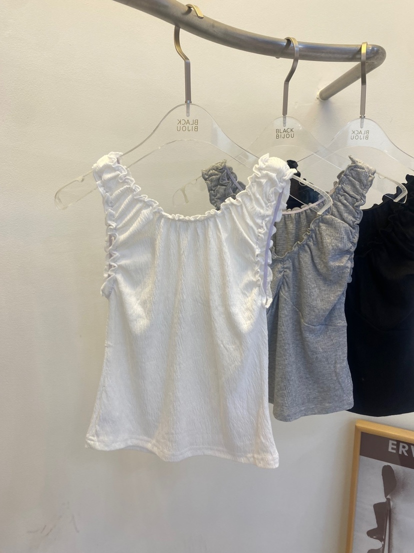 BLACK BIJOU東大門㊣直郵女士新款25春夏時尚人氣吊帶背心BLACK BIJOU吊帶/背心