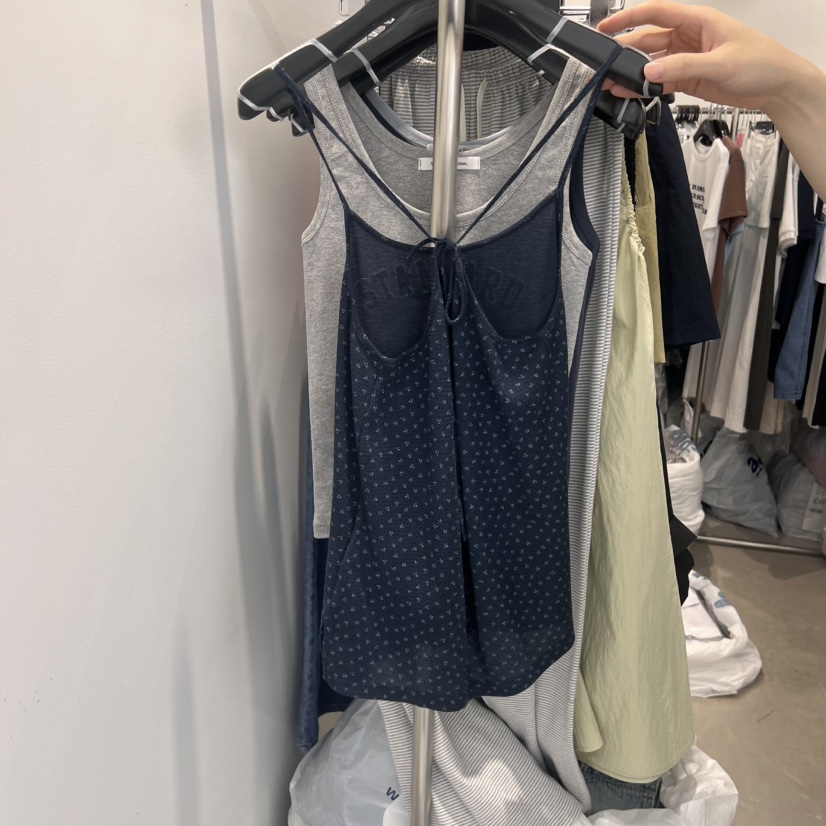 THE SECOND GROW東大門㊣直郵女裝新款時尚推薦人氣吊帶背心THE SECOND GROW吊帶/背心