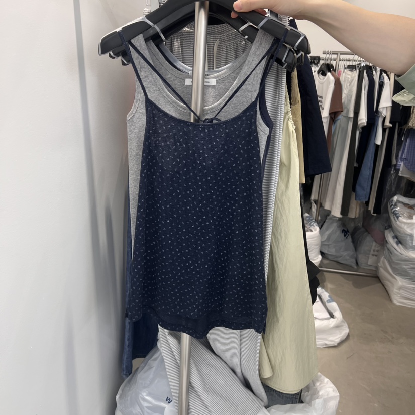 THE SECOND GROW東大門㊣直郵女裝新款時尚推薦人氣吊帶背心THE SECOND GROW吊帶/背心圖色2