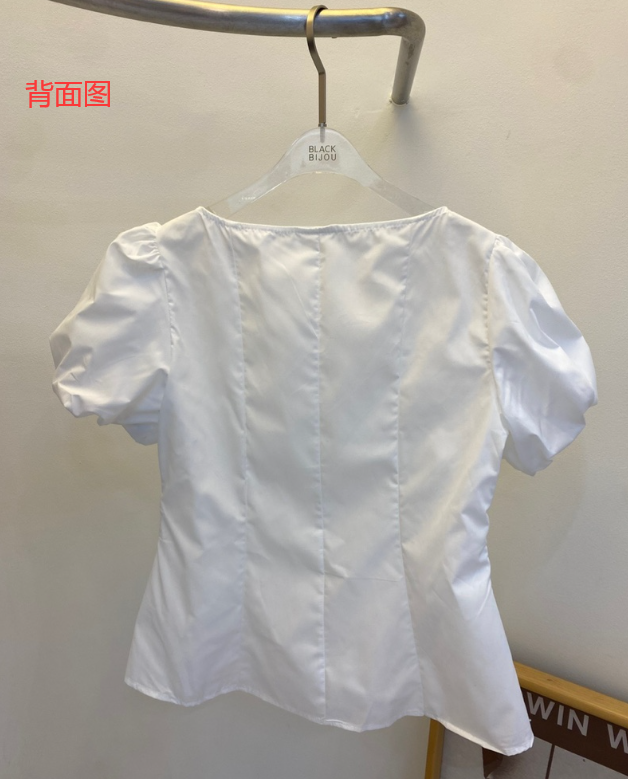 BLACK BIJOU韓國代購㊣女裝新款真品時尚人氣熱賣襯衫蕾絲衫BLACK BIJOU襯衫/蕾絲衫