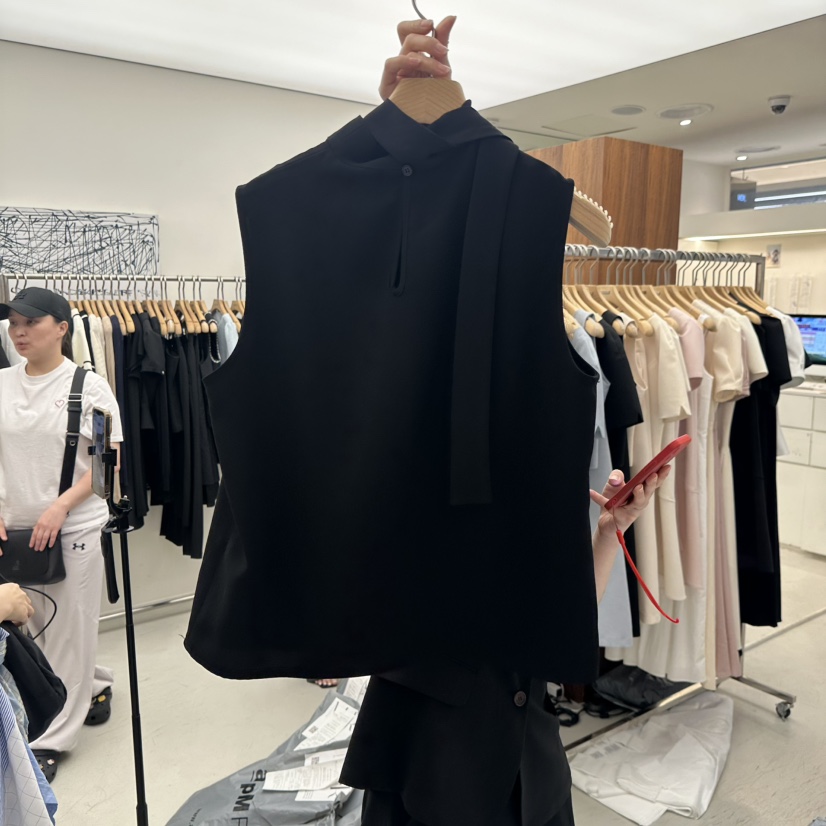 MER東大門㊣直郵女士新品職業真品推薦25春夏人氣熱賣吊帶背心MER/ANGELO BIANCO吊帶/背心