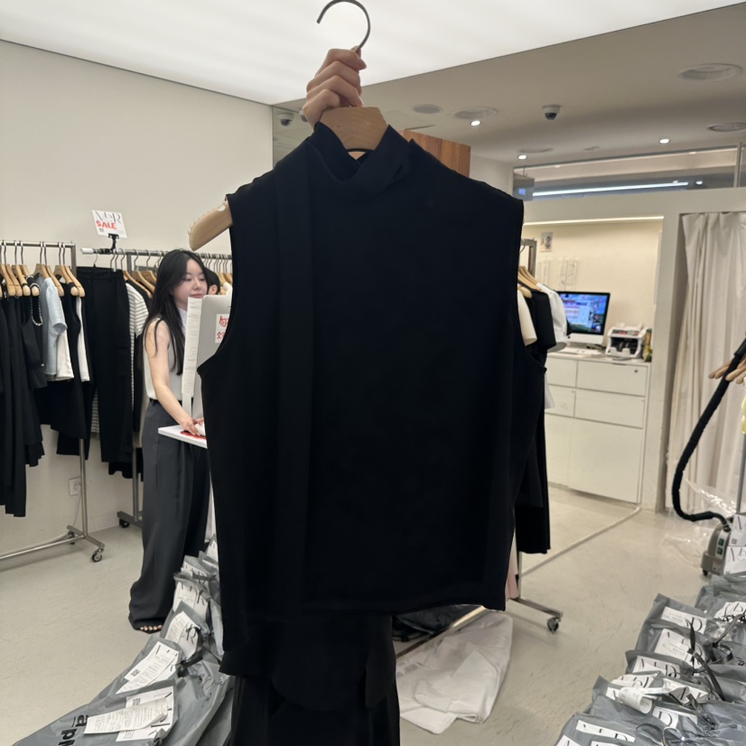 MER東大門㊣直郵女士新品職業真品推薦25春夏人氣熱賣吊帶背心MER/ANGELO BIANCO吊帶/背心圖色2