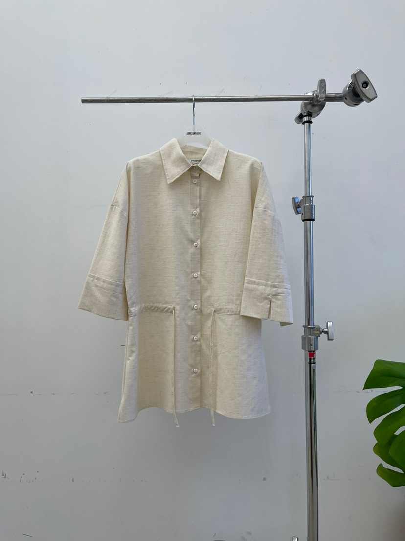 ATMOSPHERE東大門㊣代購女裝新品人氣真品職業25春夏襯衫蕾絲衫ATMOSPHERE/BLING襯衫/蕾絲衫圖色2